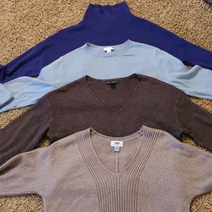 4-pack tunic sweaters